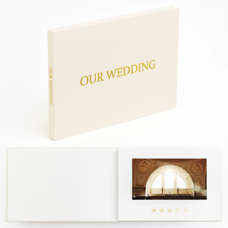The Love Book | Video Book That Plays Your Wedding Video